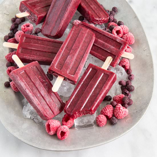 Mixed Berry Popsicles