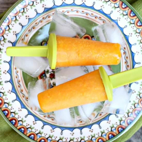 Mango Orange Popsicles