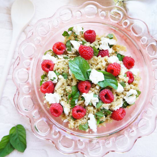 Raspberry Quinoa Salad