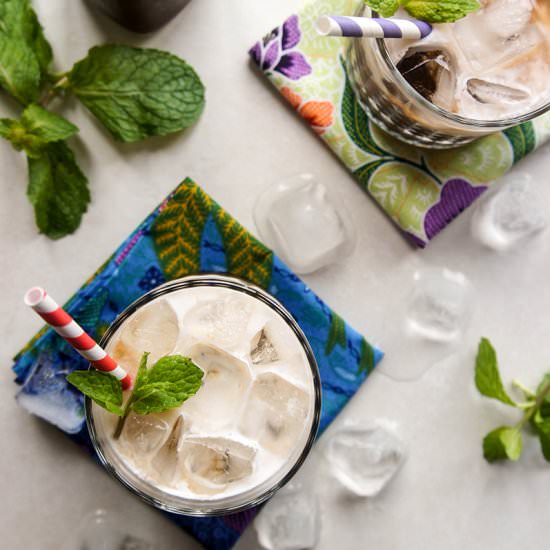 Coconut Mint Iced Mocha