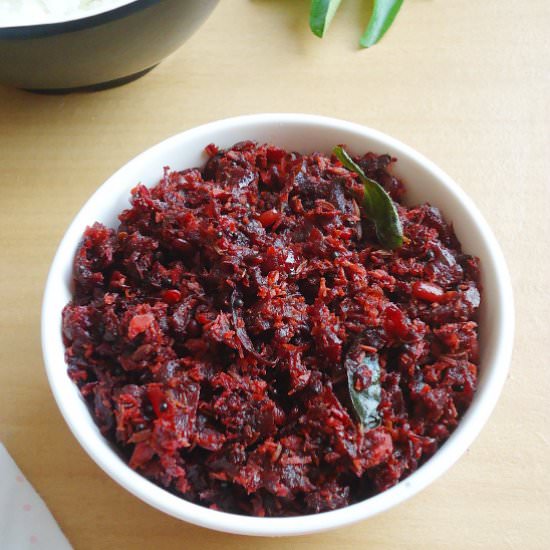 Beetroot thoran