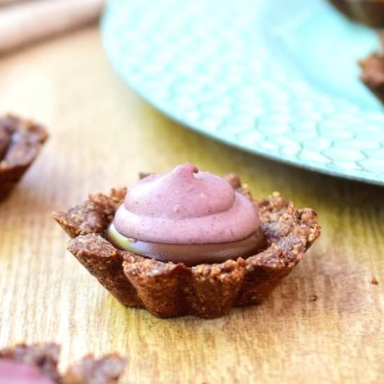Paleo Chocolate Blackberry Tartlets
