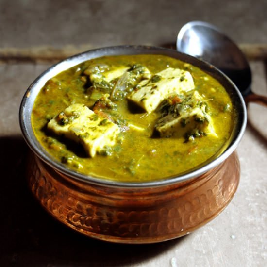 Palak paneer