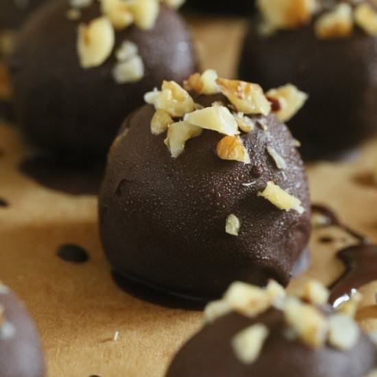 Caramel Almond Butter Truffles