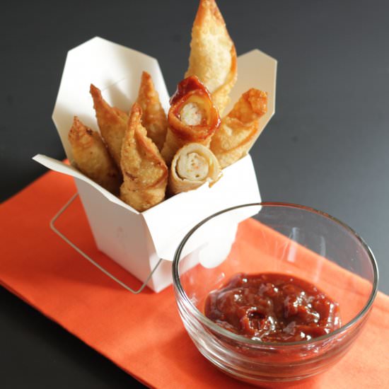 Shrimp wontons