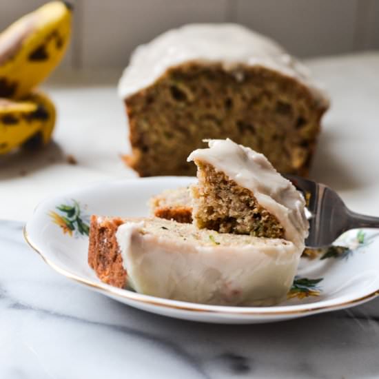 Zucchini Banana Bread with Lemon