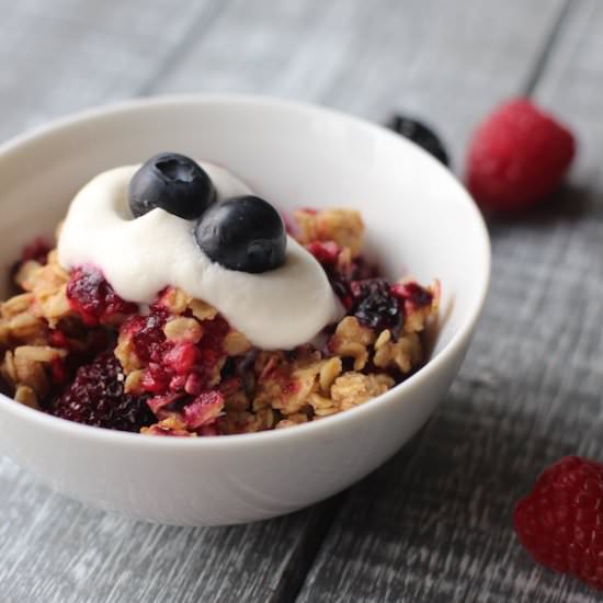 Triple Berry Crisp