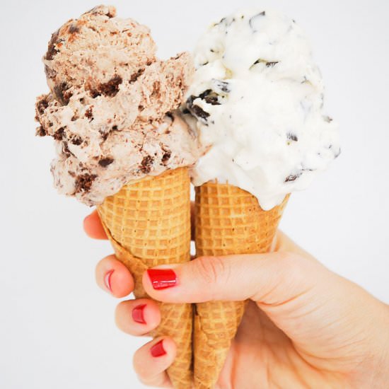 No-Churn Ice Cream – Two Ways!
