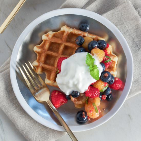 Mixed Berry Waffles