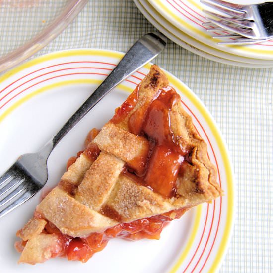 Sour Cherry Pie with Lattice Crust