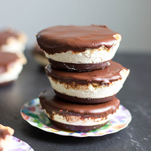 Ice Cream Snickers Cakes
