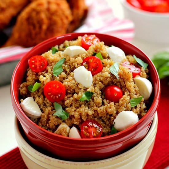 Quinoa Caprese Salad
