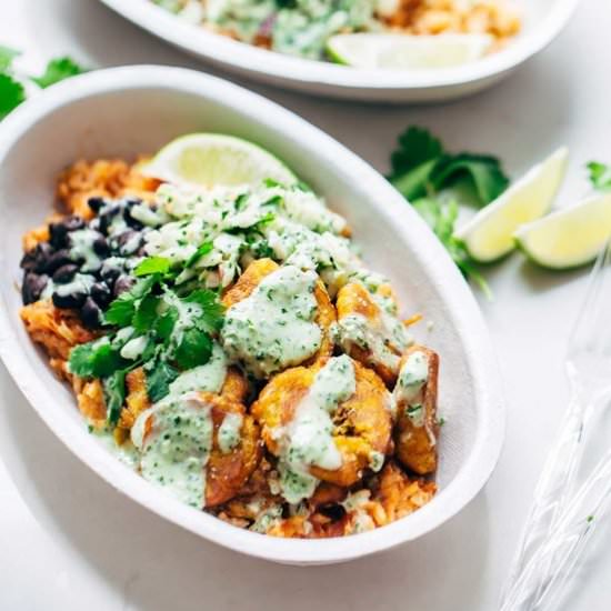 Spicy Brazilian Burrito Bowls