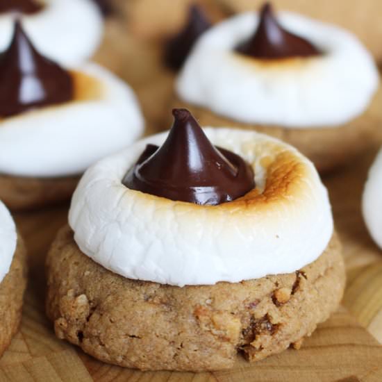 Hershey’s Kiss S’mores Cookies