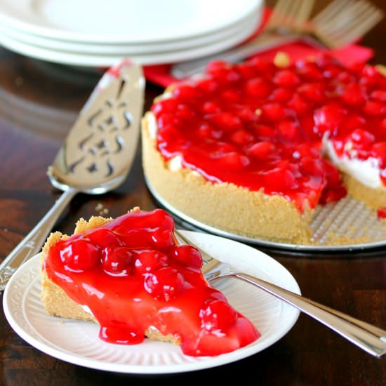 No-Bake Cherry Cheesecake