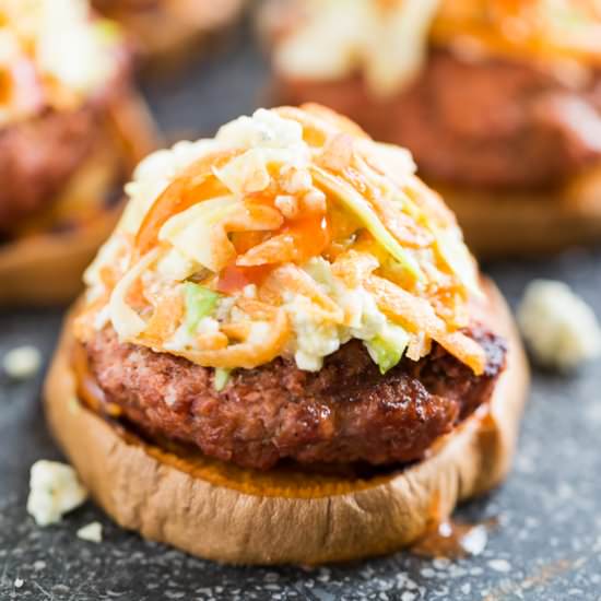 Buffalo Sweet Potato Burgers