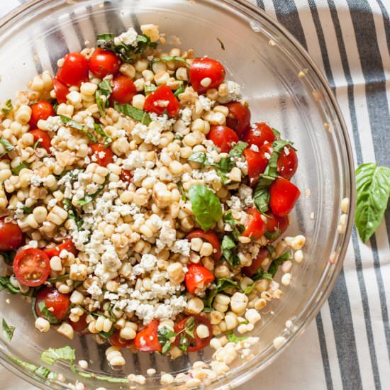 Summer Corn Salad with Gorgonzola