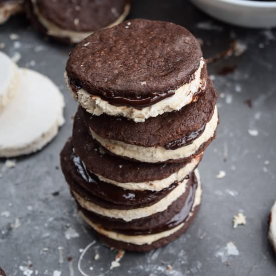 Kahlúa & Chocolate Ganache S’moreos