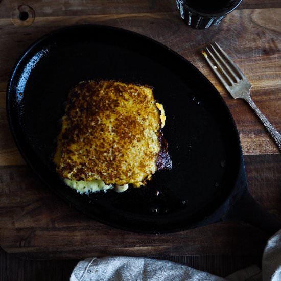 Cauliflower Cheese & Bacon Sandwich