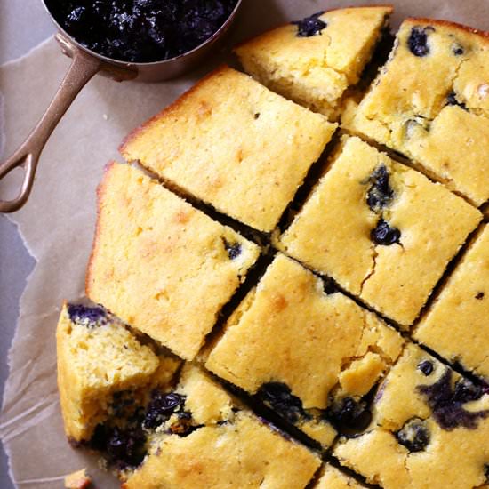 Blueberry Buttermilk Cornbread