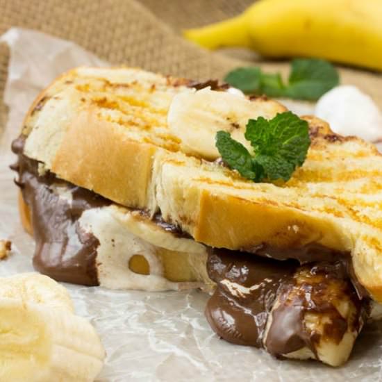 Nutella Dessert Panini