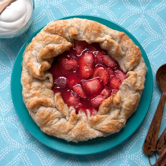 Maple & Strawberry Galette