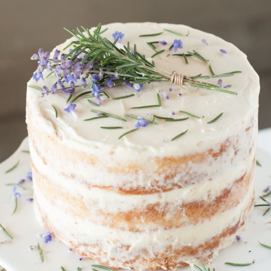 Rosemary Lavender Cake