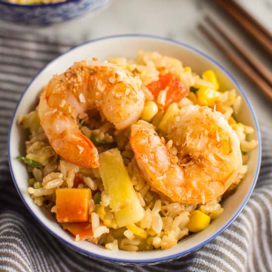 Coconut Pineapple Fried Rice