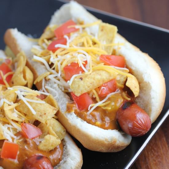 Tex Mex Chili Dogs