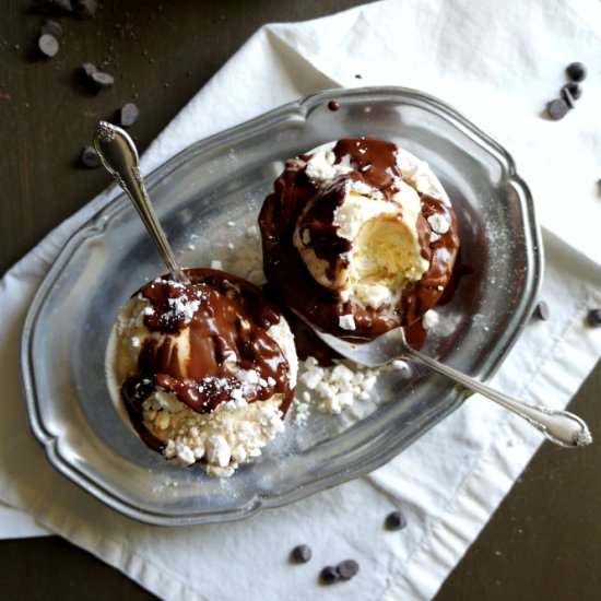 Meringata: Italian Hot Fudge Sundae