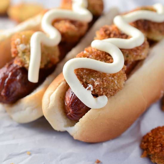Jalapeno Popper Hot Dogs