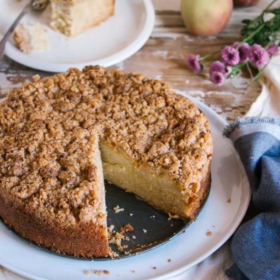 Peach Crumb Coffee Cake