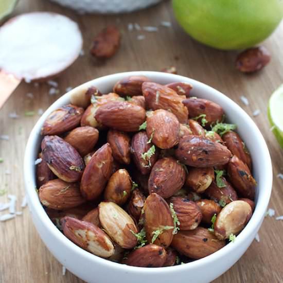 Coconut Lime Almonds