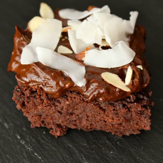 Coconut Almond Brownies