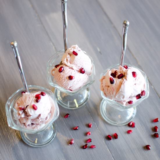 Pomegranate Ice Cream
