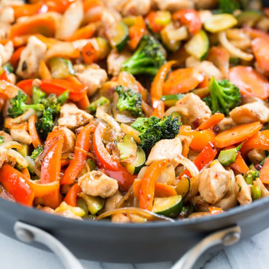 Sweet Chili Chicken Stir Fry