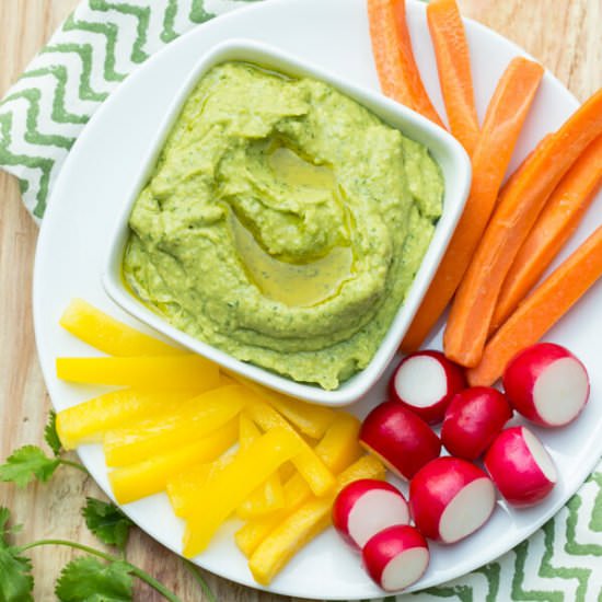 Cilantro Jalapeno Hummus