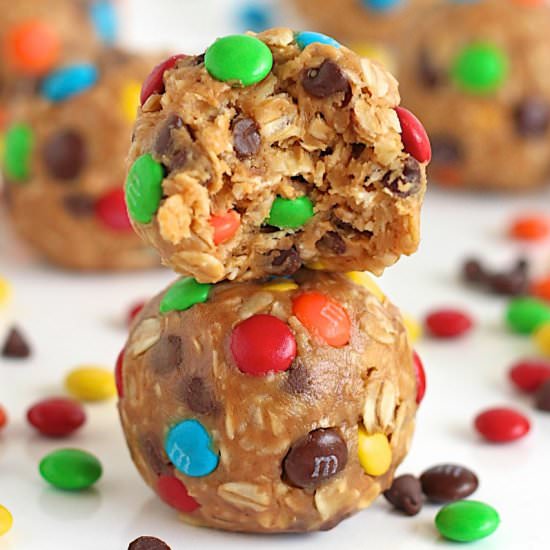 No-Bake Monster Cookie Balls