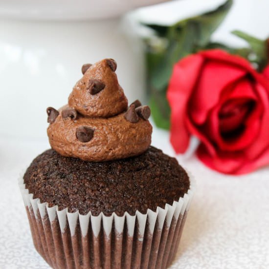 Triple Chocolate Cupcakes