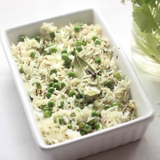 Green Peas Rice: Matar Chawal