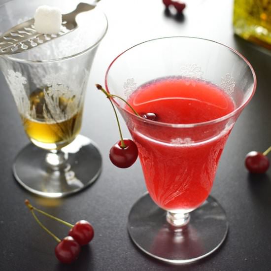 Sour Cherry Absinthe Cocktail