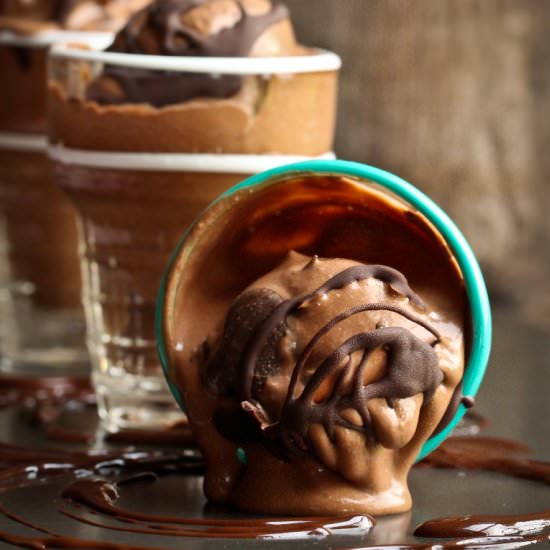 4 Ingredient Chocolate Ice Cream