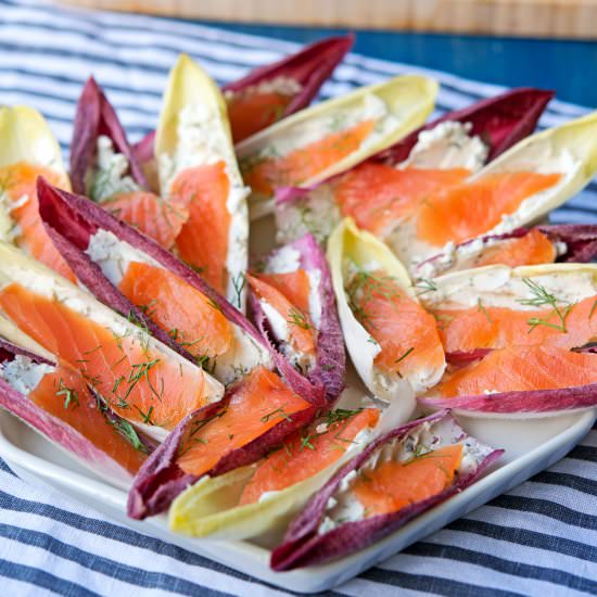 Salmon Endive Bites