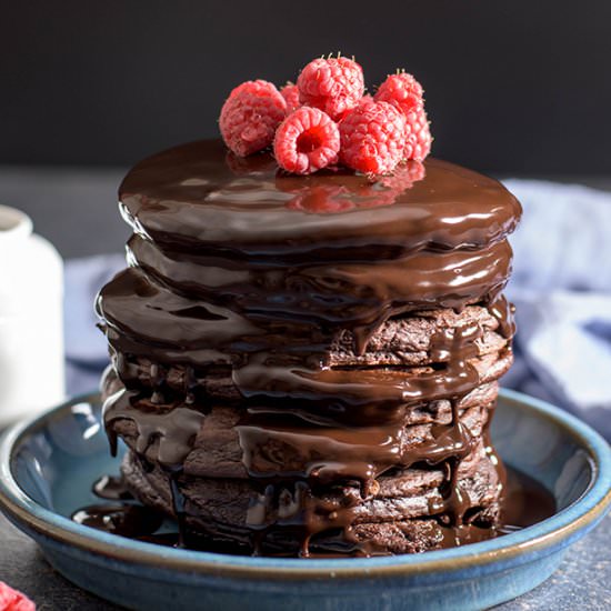 Double Chocolate Pancakes