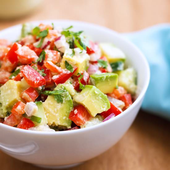 Light Avocado Salad With Thai Sauce