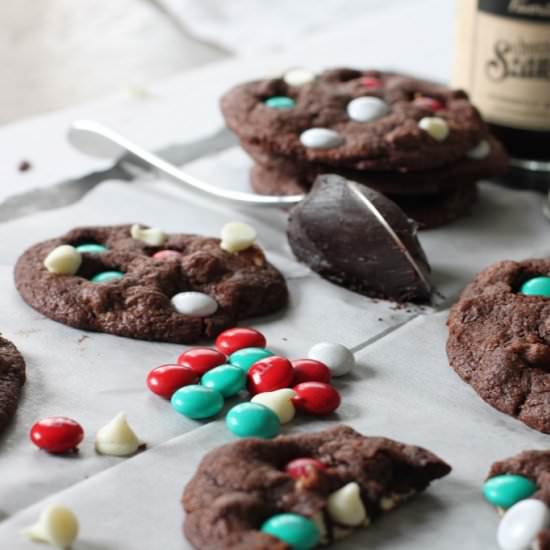 Hot Fudge Fire Work Cookies