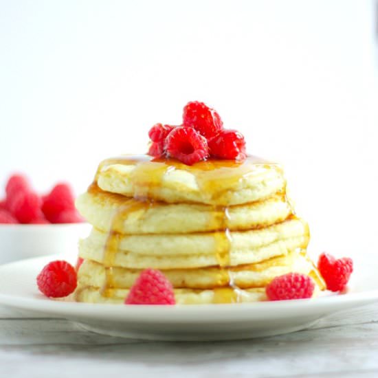 Light & Fluffy Buttermilk Pancakes