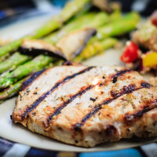 Honey Lime Grilled Pork Chops