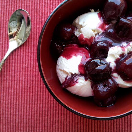 Chriesibrägel (Cherry Compote)