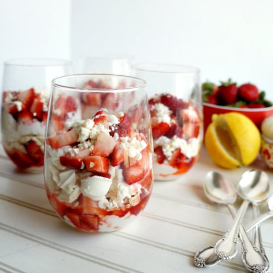 Strawberry-Lemon Eton Mess
